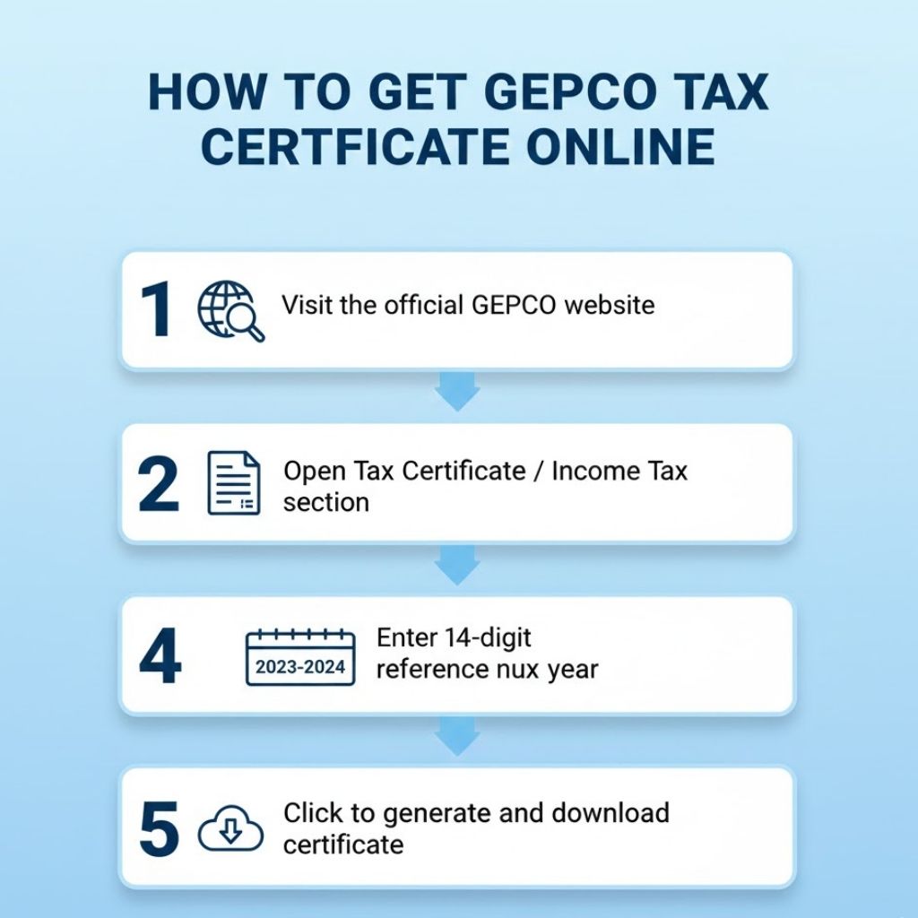 GEPCO Tax Certificate