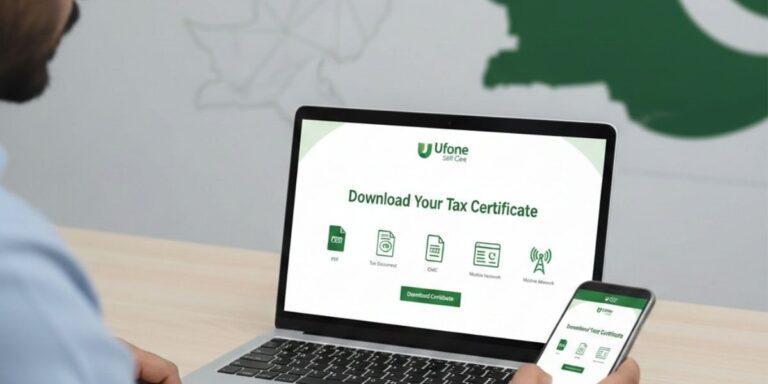 How to Get a Ufone Tax Certificate in Pakistan