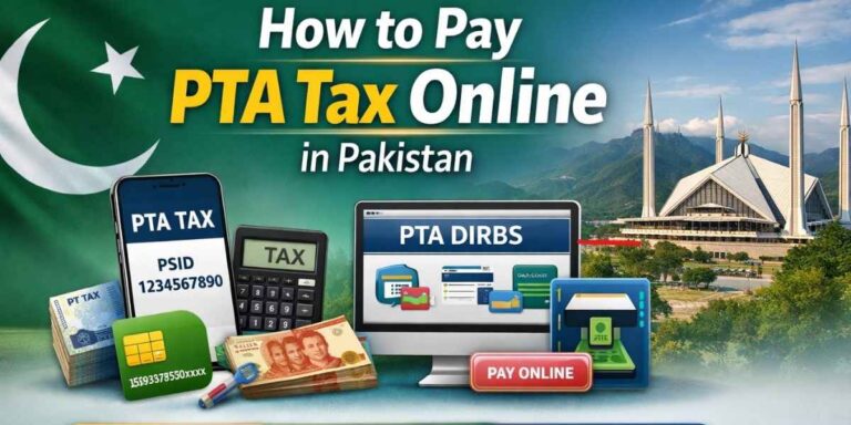 How to Pay PTA Tax Online in Pakistan