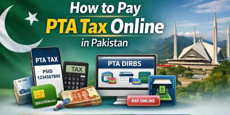 How to Pay PTA Tax Online in Pakistan