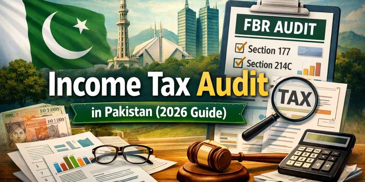 Income Tax Audit in Pakistan 2026 guide - FBR Section 177 and 214C, audit documents, penalties, and tax compliance